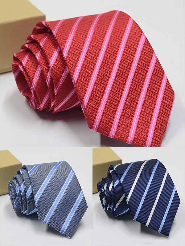 <tc>Set 3 cravate Artur albastru, albastru deschis si rosu</tc>
