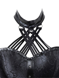 <tc>Corset piele Berry negru</tc>