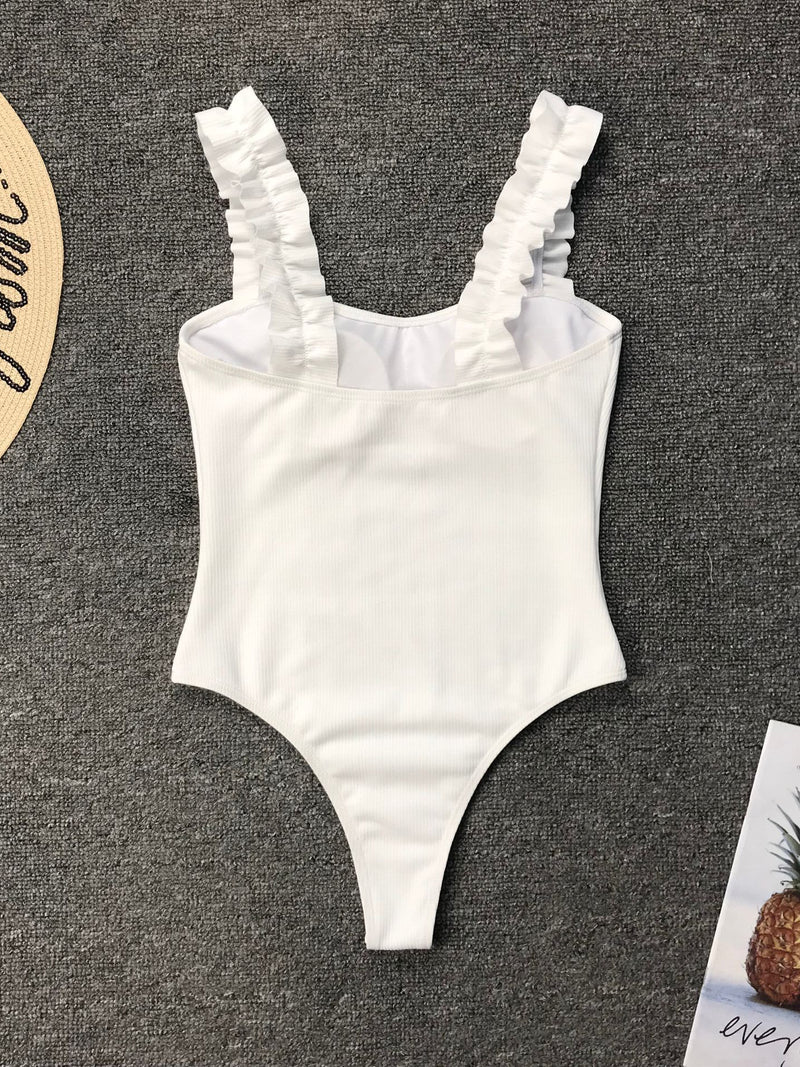 MONOKINI SIGNY alb-S