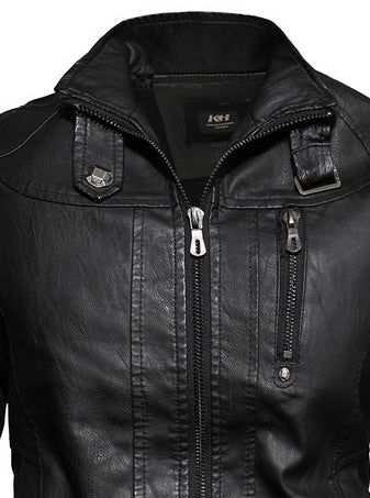 JACHETA DE PIELE CODIE neagra