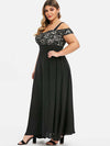 ROCHIE ELEGANTA PLUS SIZE OLIVIA neagra