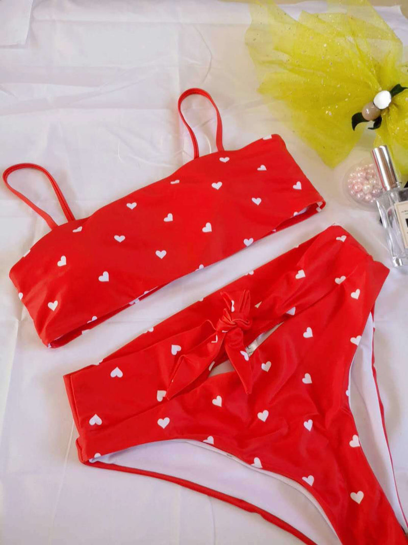 BIKINI CELEST rosu