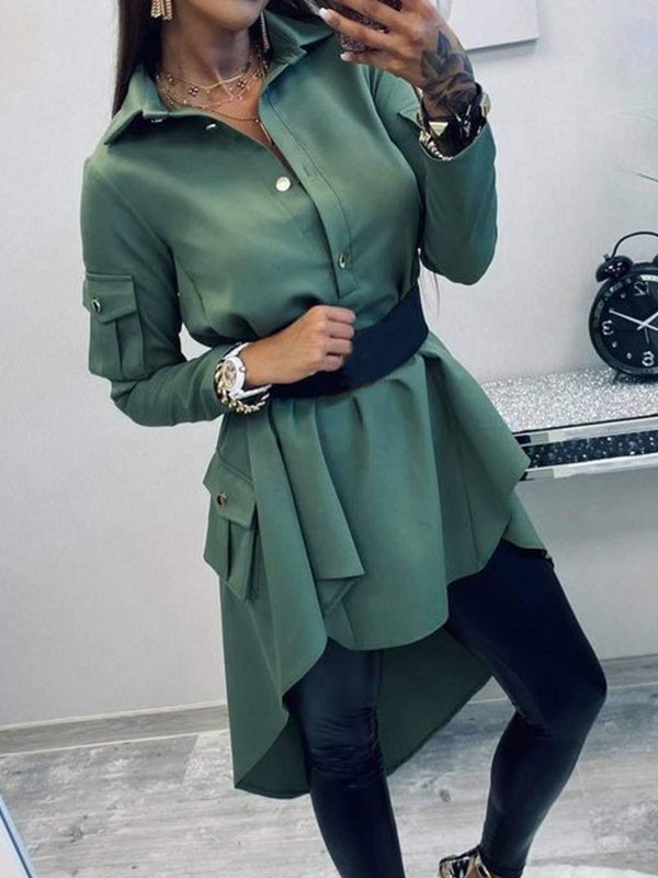 ROCHIE ELEGANTA HEATHUR verde (nu este inclusa centura)