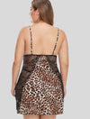 <tc>Lenjerie babydoll marime plus Chisty leopard</tc>