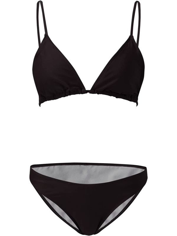 SET 3 BUC. BIKINI, COSTUME DE PLAJĂ ȘI MĂSĂ KALLIMA negru