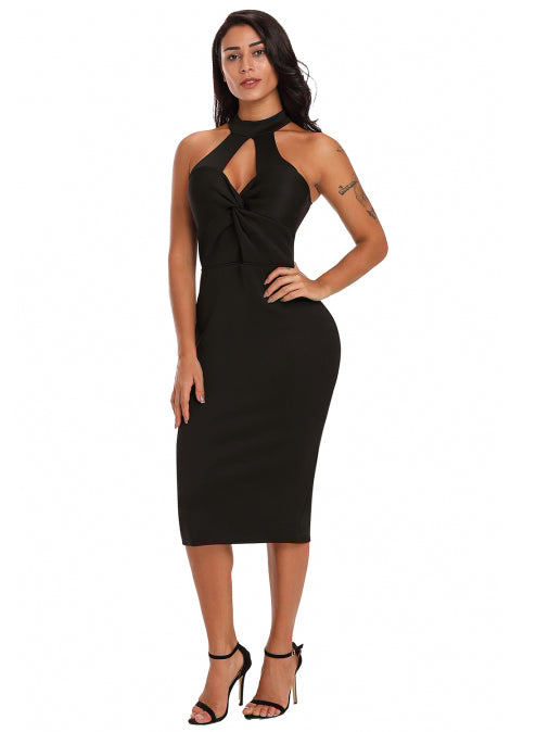 <tc>Rochie midi eleganta Gitta neagra</tc>