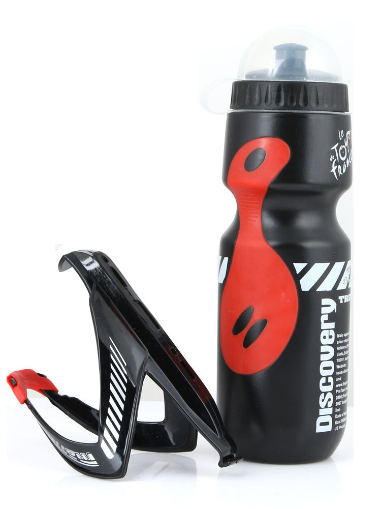 <tc>Sticla de apa pentru bicicleta FAGO cu suport negru</tc>