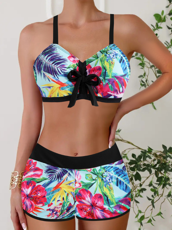 Bikini Kutina Negru și multicolor