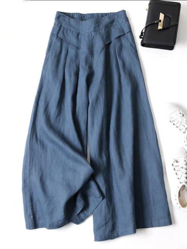 SUMMER PANTS TARLA blue