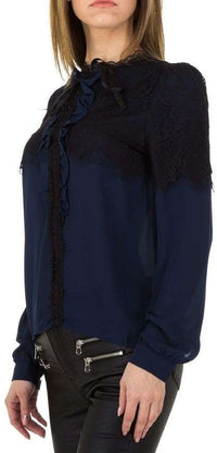 LACE BLOUSE CHRISTIANA dark blue