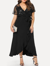 <tc>Rochie eleganta marime plus Tarra neagra</tc>