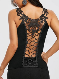 TOP ELEGANT LIONDINA negru