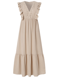 <tc>Rochie eleganta Carlein bej</tc>