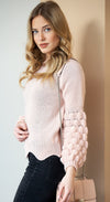 <tc>Pulover tricotat Albertha roz</tc>