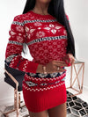 <tc>Rochie pulover Camellia rosu</tc>