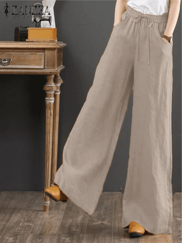 PANTALONI AMY bej deschis