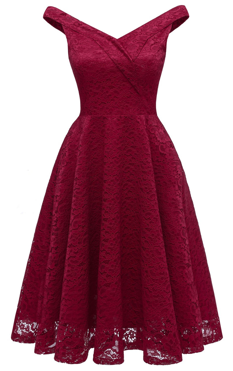 <tc>Rochie maxi Shari burgundy</tc>