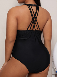 MONOKINI PATRYCJA alb-negru