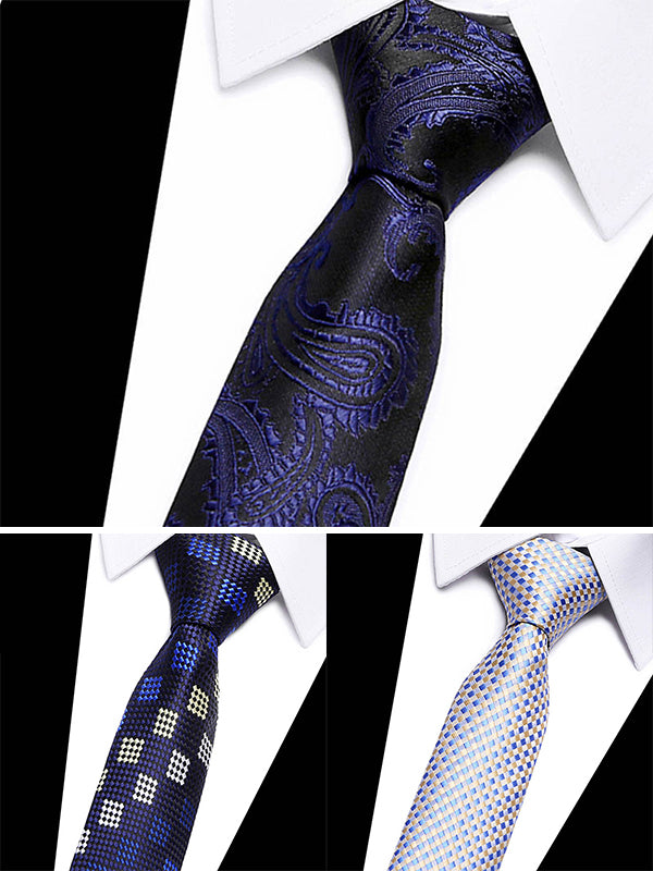 <tc><!-- x-tinymce/html -->Set 3 cravate Chess negru, albastru si gri deschis</tc>